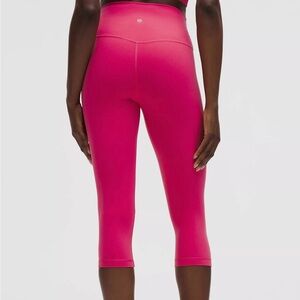Lululemon Athletica Hot Pink Capris